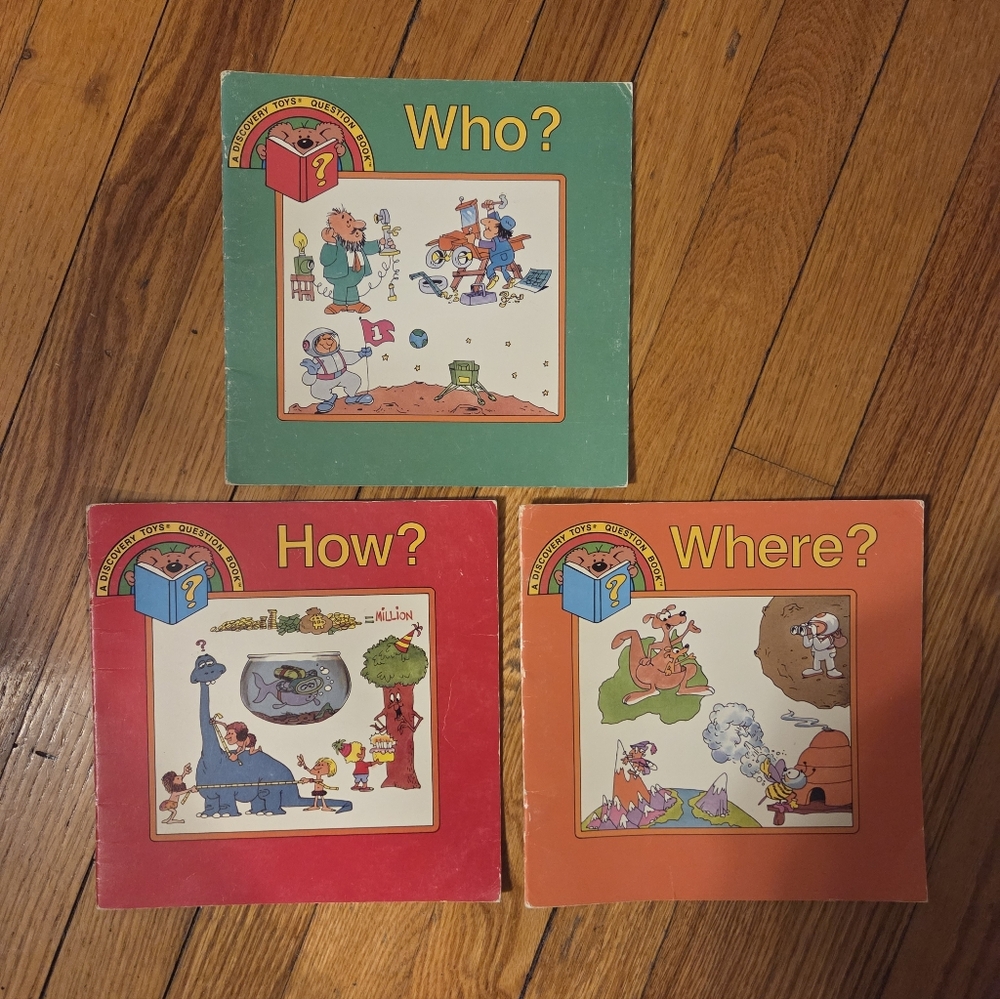 Vintage Childrens Discovery Books, 3